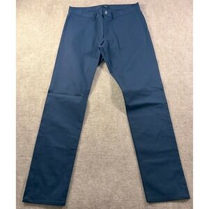 Theory Pants Mens 34x31 Blue Witten Raffi Slim Fit Stretch Casual Dress Chino